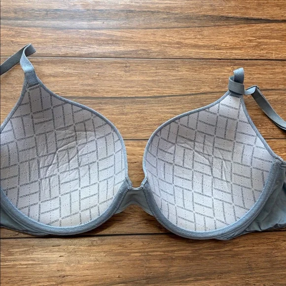 Victoria’s Secret Padded Perfect Coverage Bra 34DD Light Blue - Picture 6 of 7